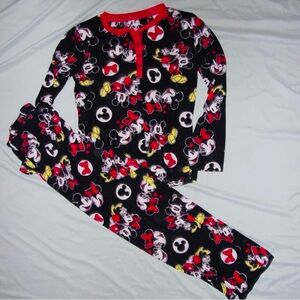 Disney Minnie Mouse Pajama Set Womens Medium